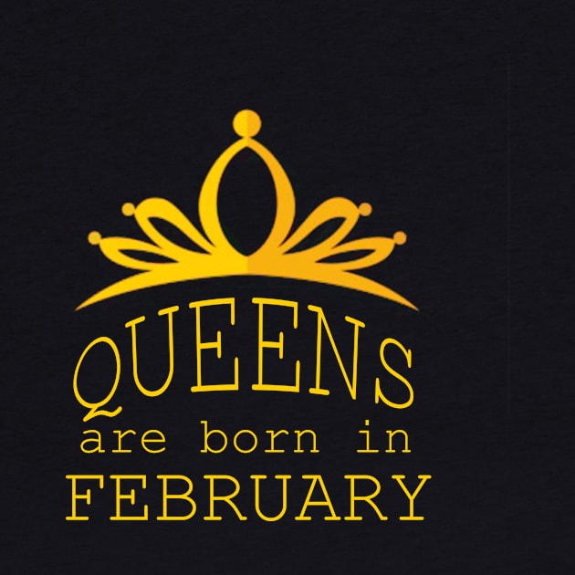 queens are born in february by yassinstore